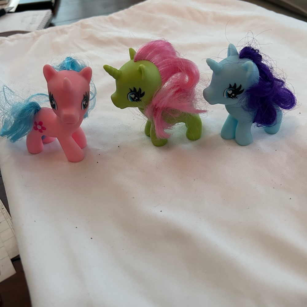 Colorful Unicorn and Pony Toy Set
